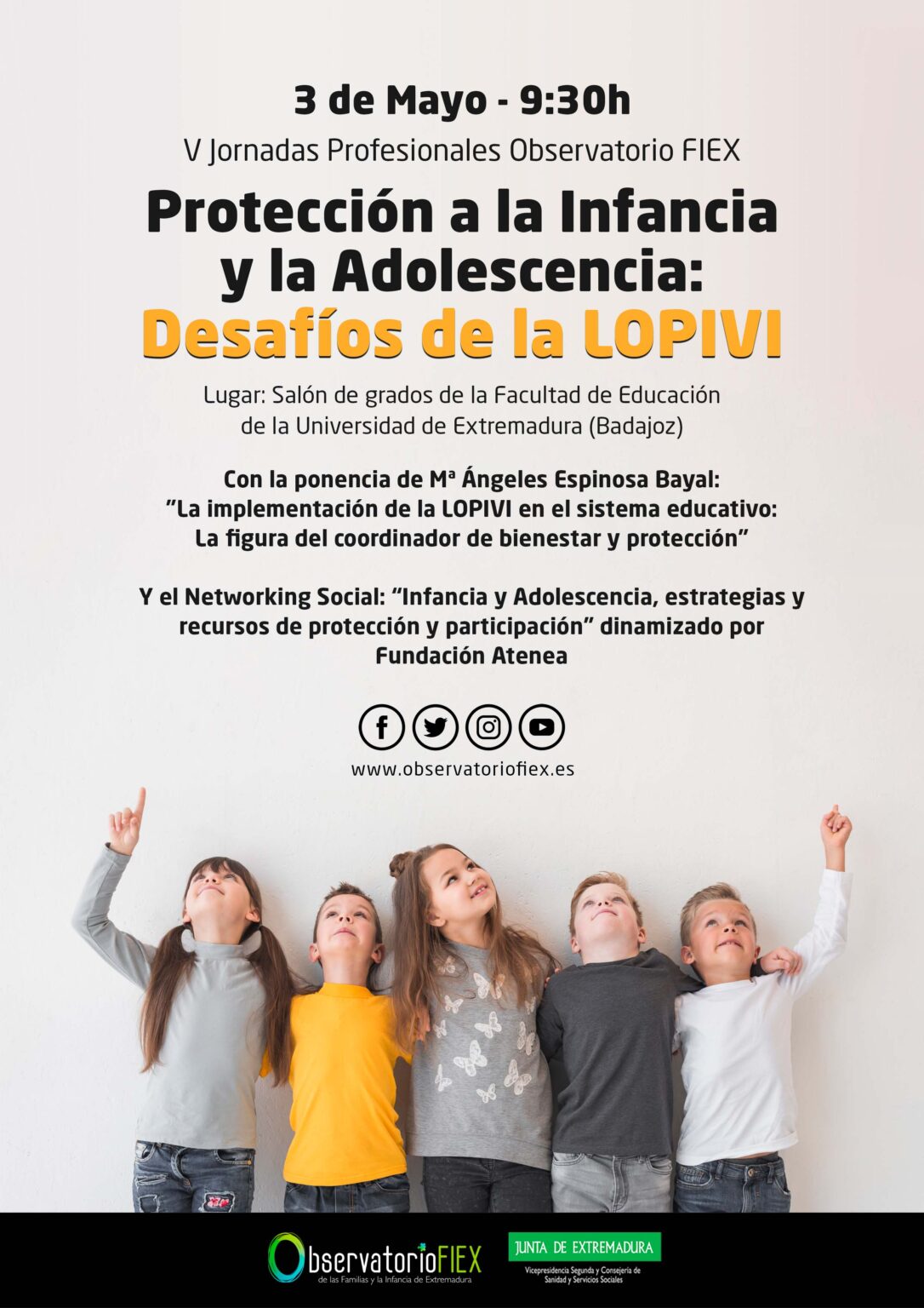 V Jornadas Profesionales “Protección a la infancia y la adolescencia ...